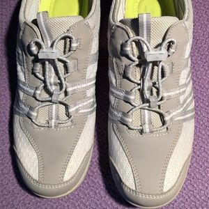 Lands’ End Women’s Bungee Lace-Up Water Shoes US9/EU40 - Light Grey EUC